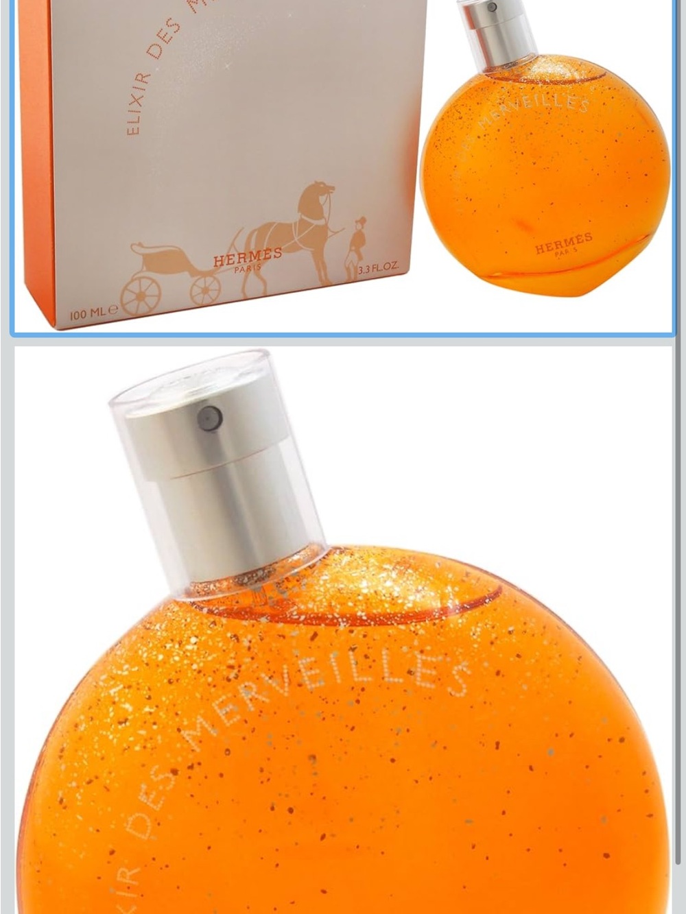 Hermes Elixir Des Merveilles 3.3 oz used maybe a handful of times!